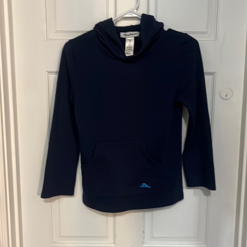 Tommy Bahamas Navy Blue Kids pullover Hoodie  sweatshirt